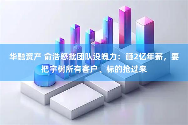 华融资产 俞浩怒批团队没魄力：砸2亿年薪，要把宇树所有客户、标的抢过来